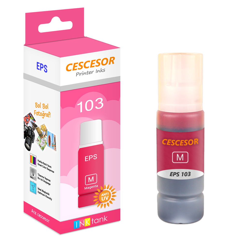 EPSON 103 KIRMIZI MÜREKKEP - 70 ml