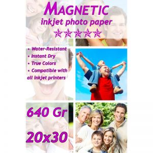 Mıknatıslı (Magnet) Fotoğraf Kağıdı (A4 -6'lı Paket)