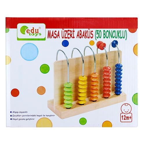 MASA ÜZERİ ABAKÜS (50 BONCUKLU)