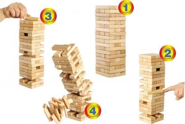 KULE-JENGA AHŞAP KULE OYUNU