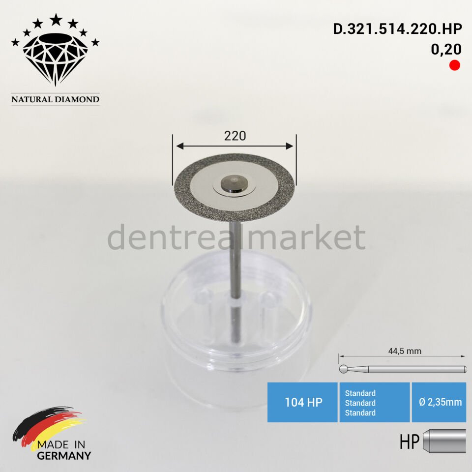 Ortho Diamond Disc Arayüz Separe - Çift Taraflı Aşındırma