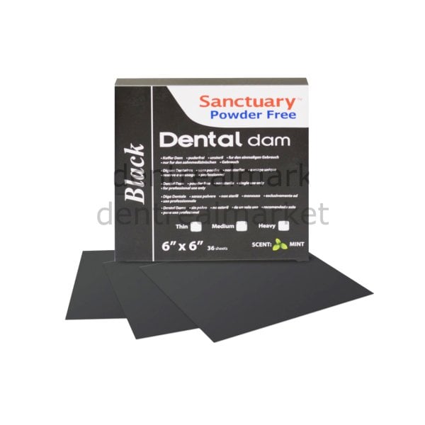 Dental Dam Rubberdam Lastigi Siyah