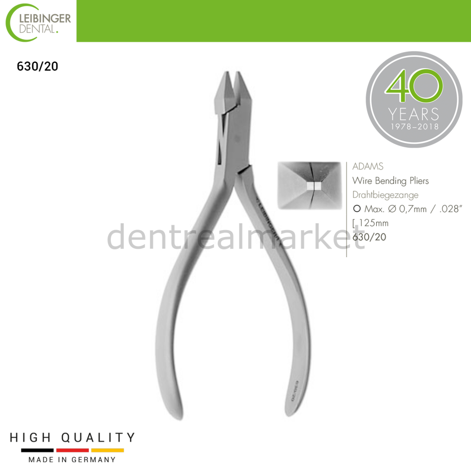 ADAMS Wire Bending Pliers - Tel Bükme Pensi - 125 mm