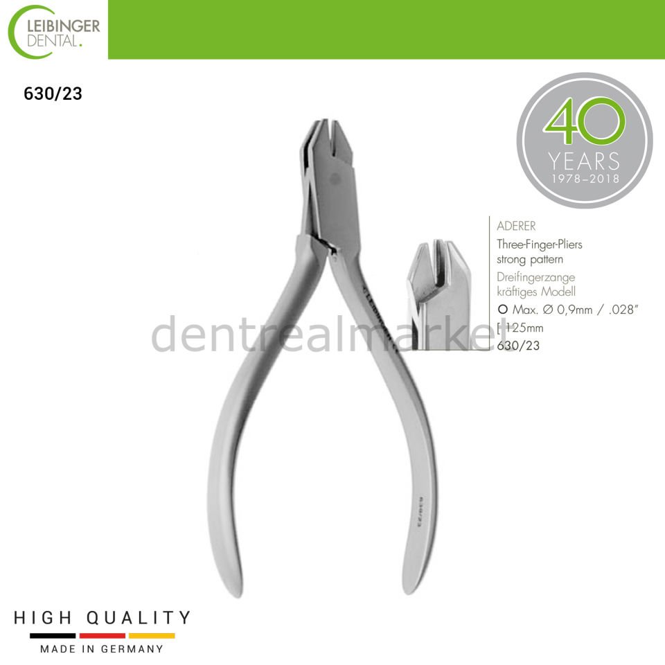 ADERER Three Finger Pliers - 3 Parmaklı Pens - 125 mm