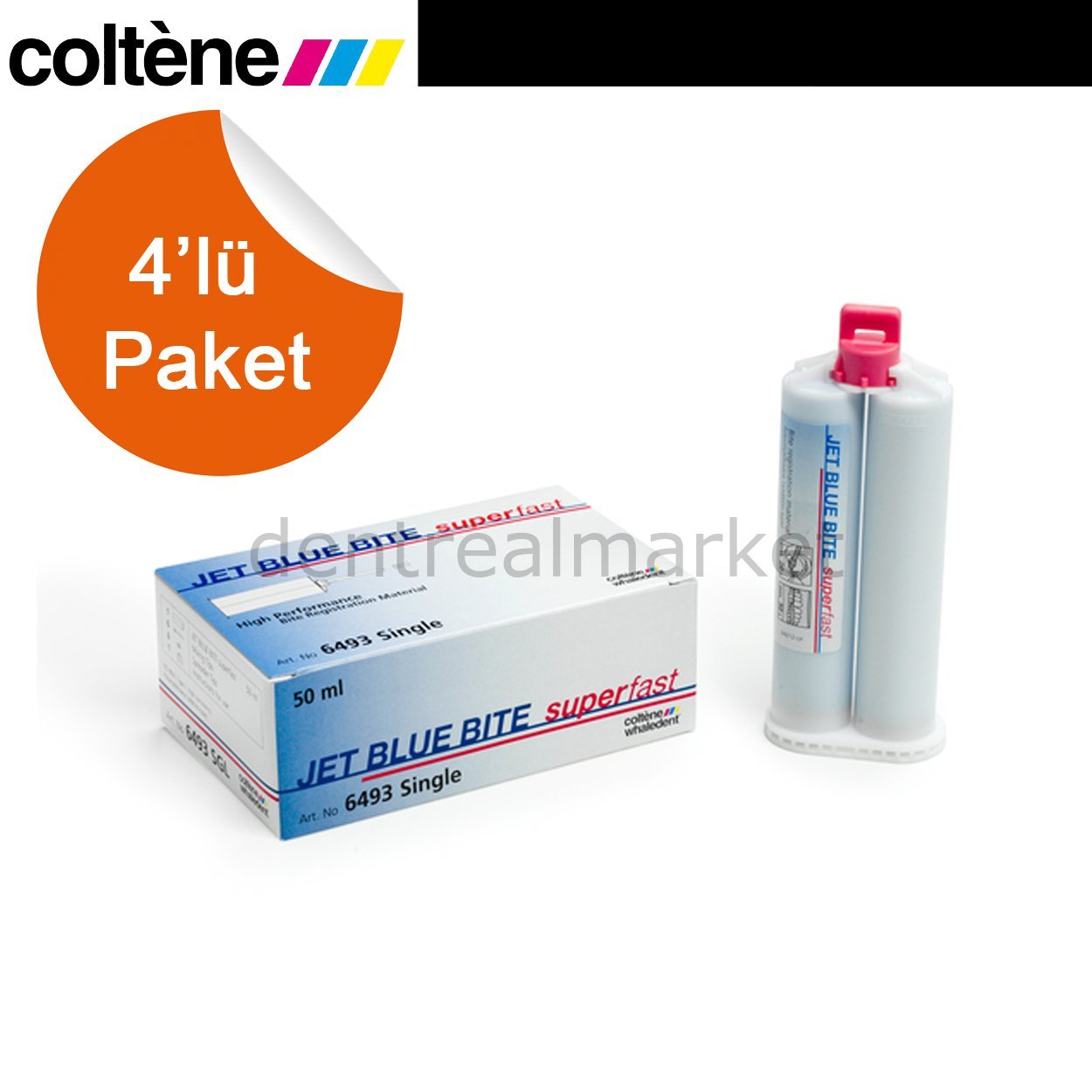 Jet Blue Bite Fast Isırma Kayıt Ölçüsü 4*50ml