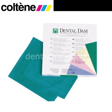 Hygenic Dental Dam Rubberdam Lastigi Yeşil