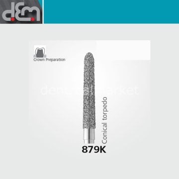 DX Sentetik Elmas Frez - 879K - Chamfer - 10 Adet