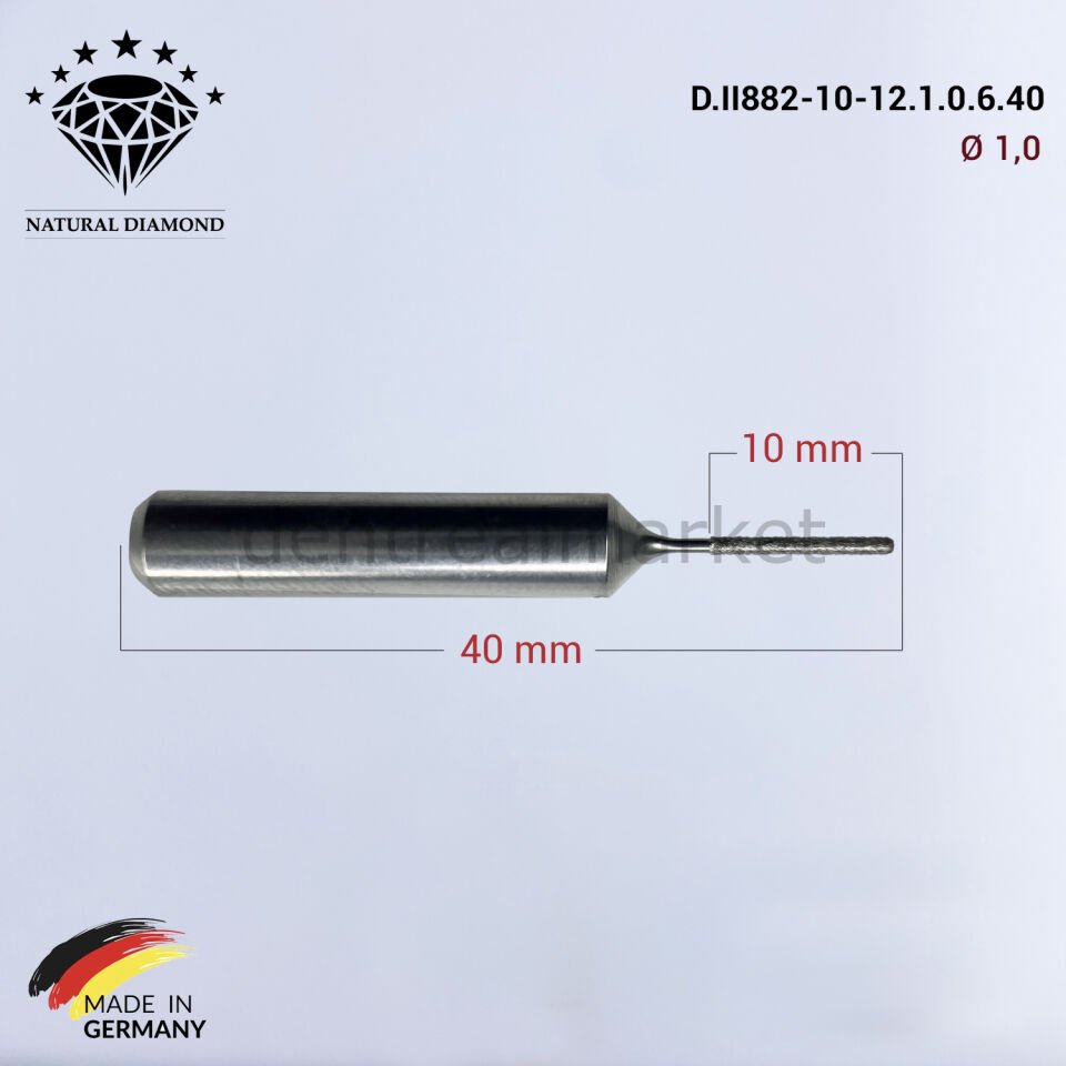 Imes Icore Wieland Elmas Cad Cam Drill 1,0 mm