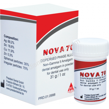 Nova 70-Caps Amalgam %70 Gümüş