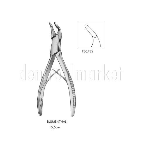 Blumenthal Kemik Pensi 15.5 cm 45° Açılı