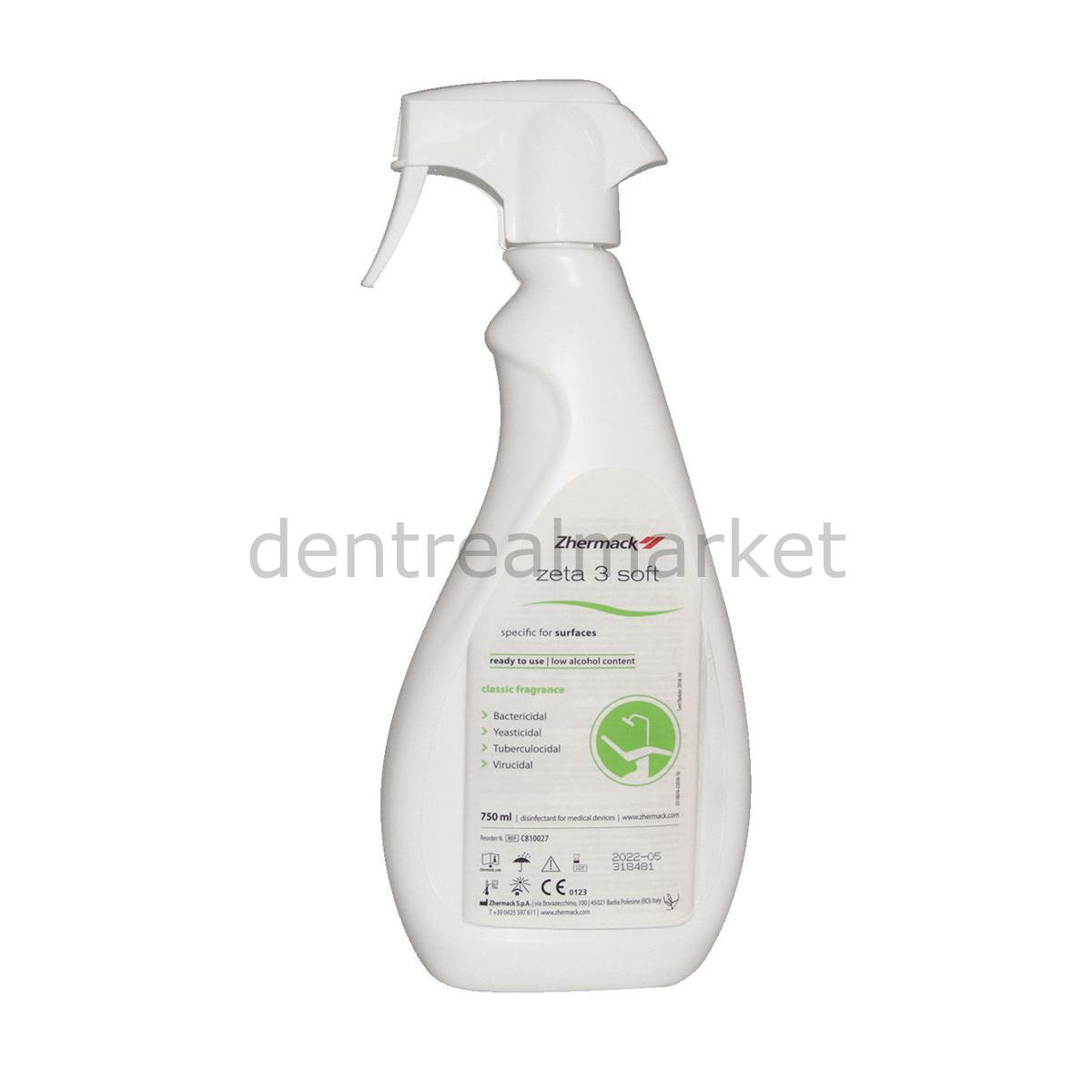 Zeta 3 Soft Yüzey Dezenfektanı - 750 Ml