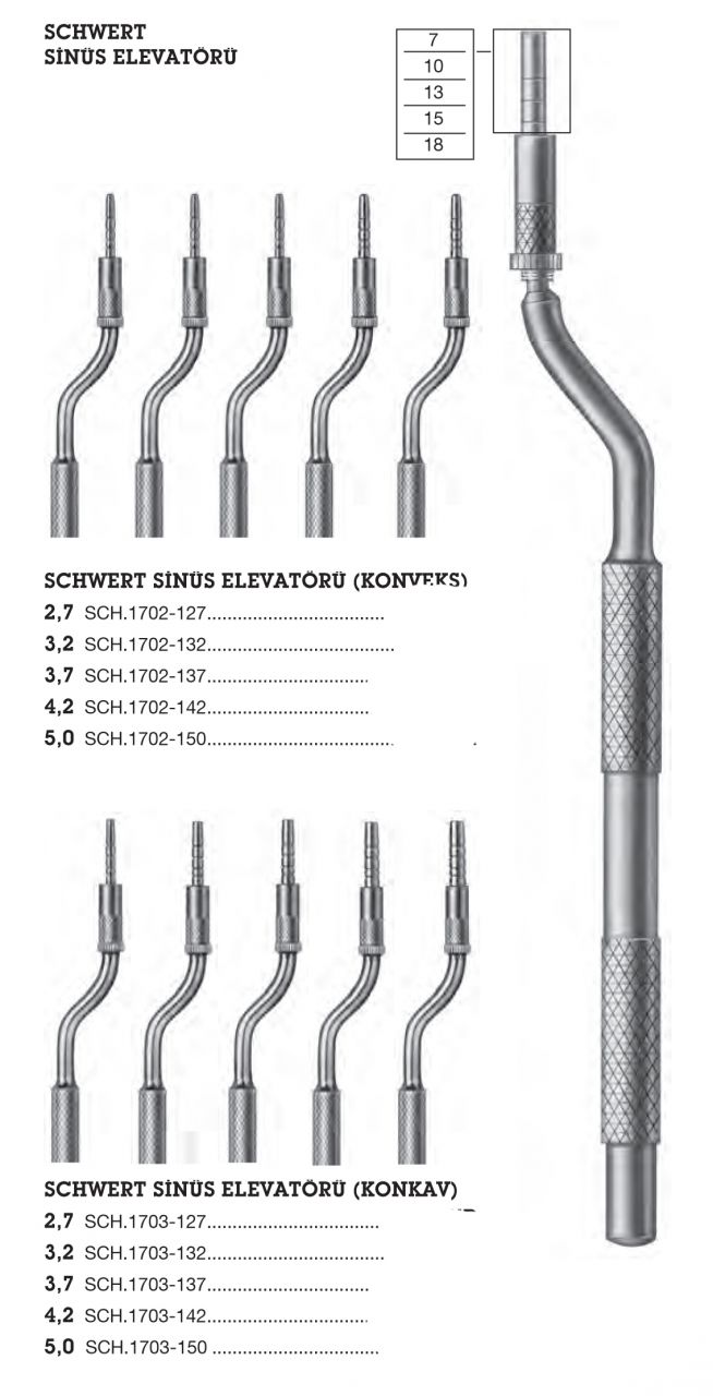 Osteotom Aletleri Stoperli