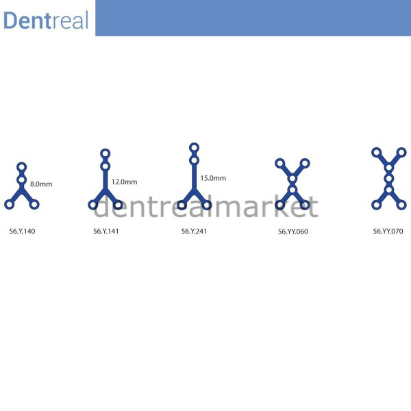 Titanyum Maxillofacial Plate Micro Kemik Plakası 0,6 mm