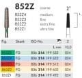 852Z Zirkon İçin Elmas Frez - 2 Adet