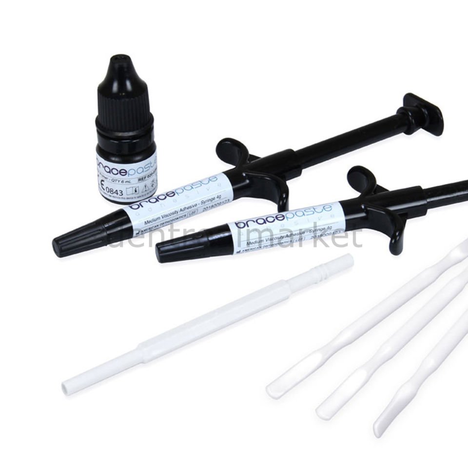 BracePaste Kit - Braket Yapıştırma Siman Seti - 2*4 gr Şırınga