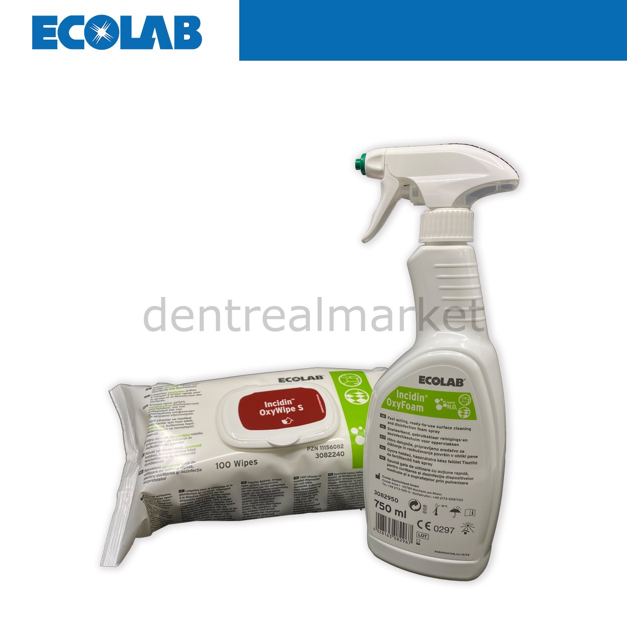 Ecolab Oxywipe S + Oxyfoam Dezenfektan Seti