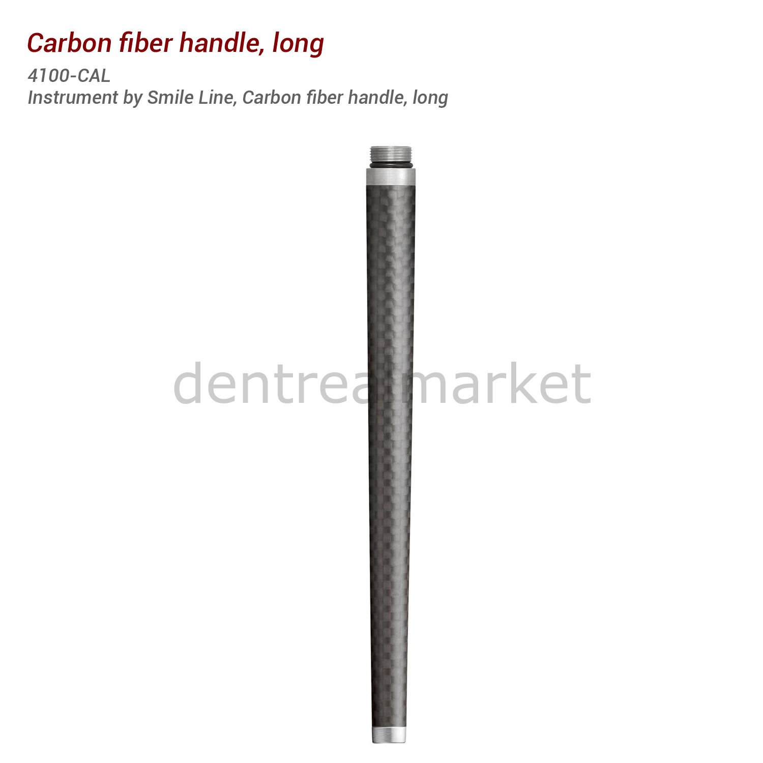 Fırça Sapı - Karbon Fiber Handle - Uzun
