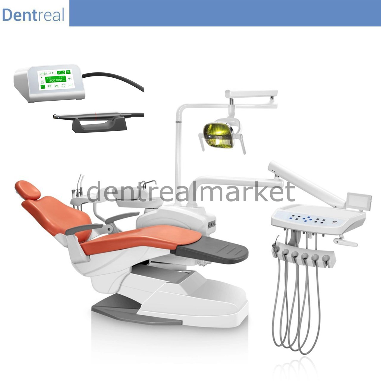 Dental Full Askılı Ünit Hareketli Gövde YD-A1 + Kırmızı Kuşak Anguldurva