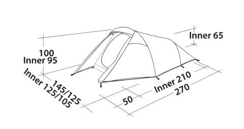 Easy Camp Energy 200 Rustic Green Blackroom 2 Kişilik Çadır