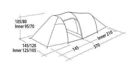 Easy Camp Magnetar 200 Rustic Green 2 Kişilik Çadır