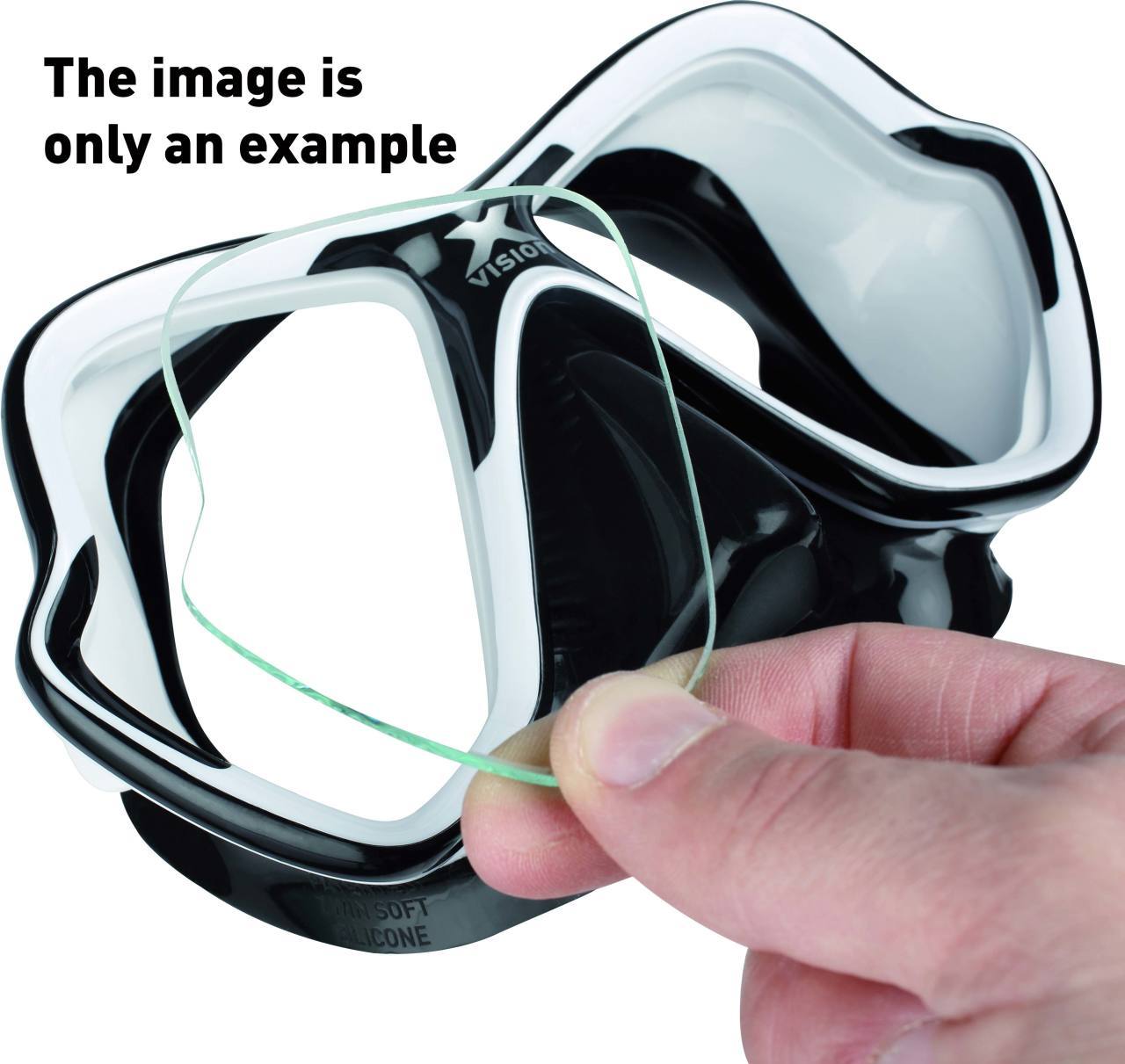 Mares X-VISION ve X-VISION LiquidSkin İçin Negatif Optik Lens