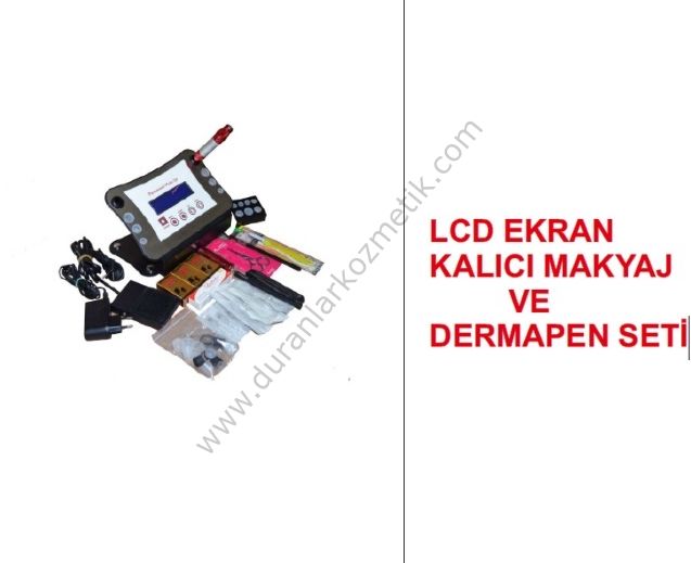 LCD EKRAN KALICI MAKYAJ VE DERMAPEN SETİ