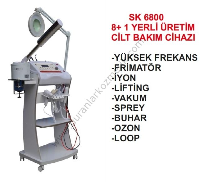 CİLT BAKIM CİHAZI SK 6800 8+1 YERLİ ÜRETİM