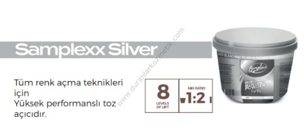Samplex saç açıcı 1000 gr silver 8 levels