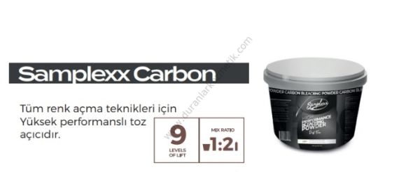Samplex saç açıcı 1000 gr carbon 9 levels