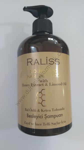 Raliss nourishing hair shampoo 500 ml bal özlü besleyici şampuan