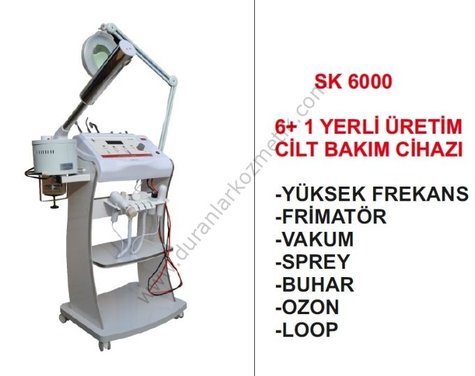 CİLT BAKIM CİHAZI SK 6000 6+1 YERLİ ÜRETİM vakum sprey