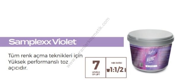 Samplex saç açıcı 1000 gr violet 7 ton