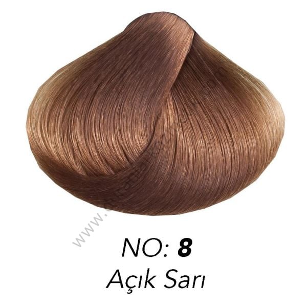 Organic bitkisel saç boyası 150 ml 8