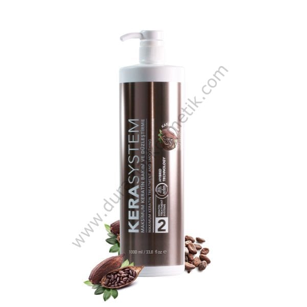 Kera System keratin ve arındırıcı şampuan 1000 ml set no 1 no 2 kakao