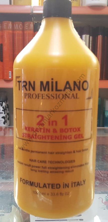 TRN MILANO PROFESSİONAL 2 İN 1 KERATİN&BOTOX STRAİGHTENİNG GEL 1000 ML