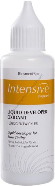 Biosmetics kaş kirpik boyası sıvı oksidan 50 ml liquid developer