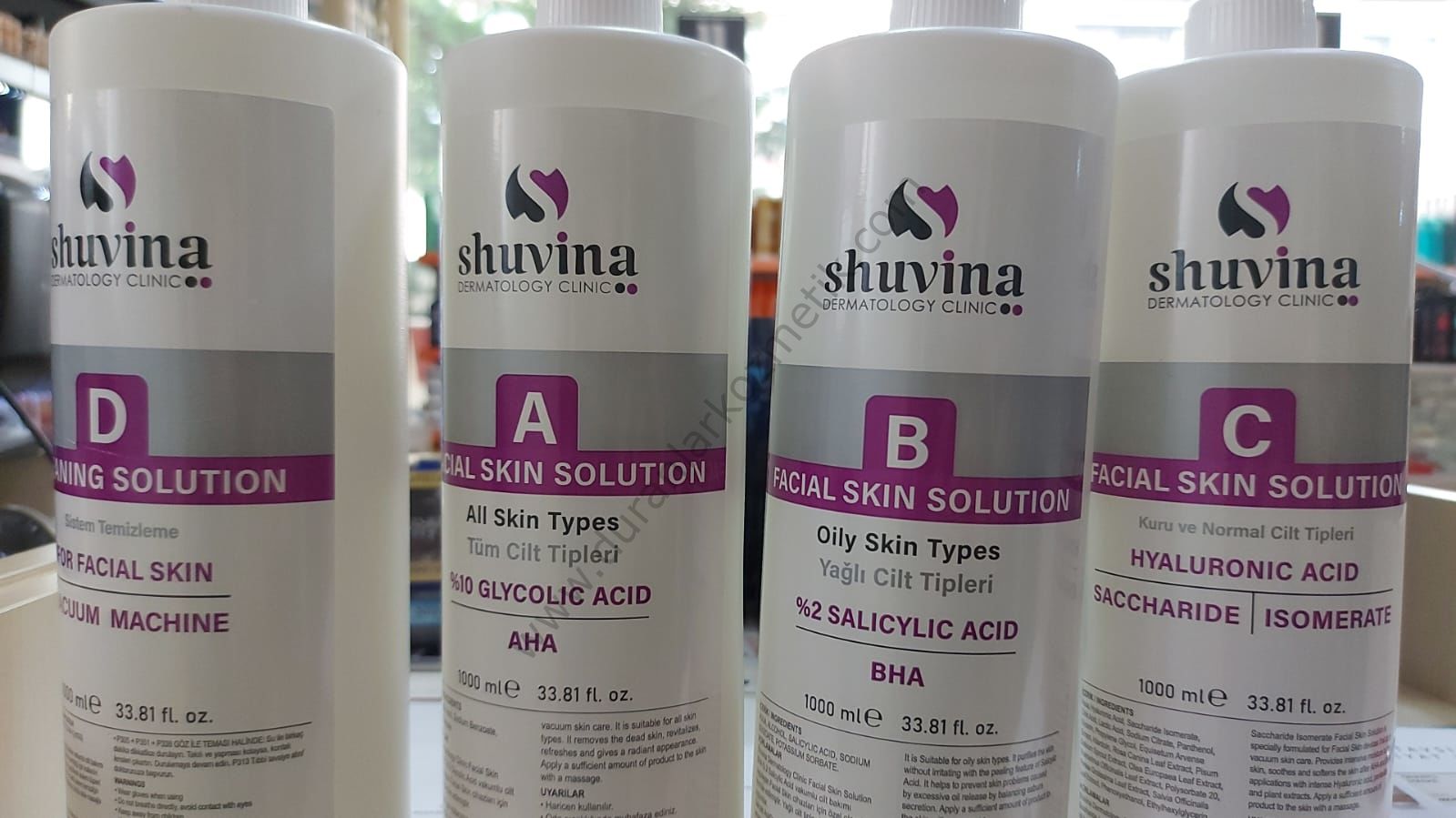 Shuvina Hydra solüsyon 4*1000 ml A-B-C-D