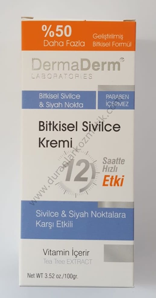 DERMADERM BİTKİSEL SİVİLCE KREMİ 100 ML