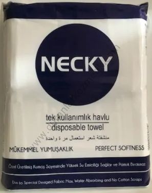 Saç havlusu (100 lü) more for you tek tek paketli necky