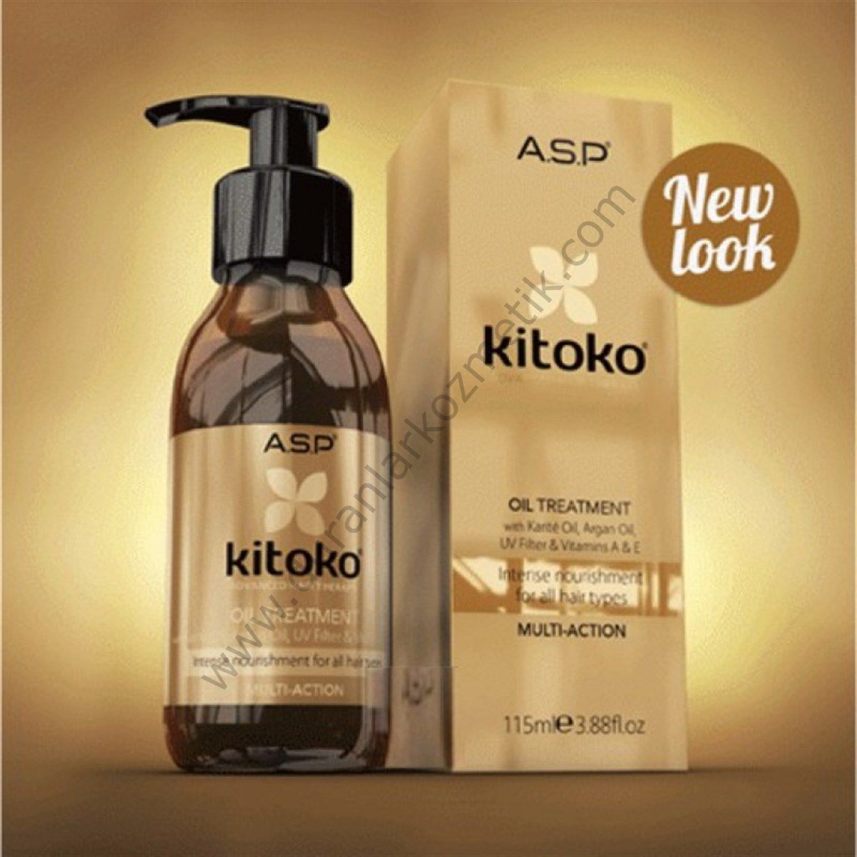 Kitoko oil treatment 115 ml argan ve karite yağı