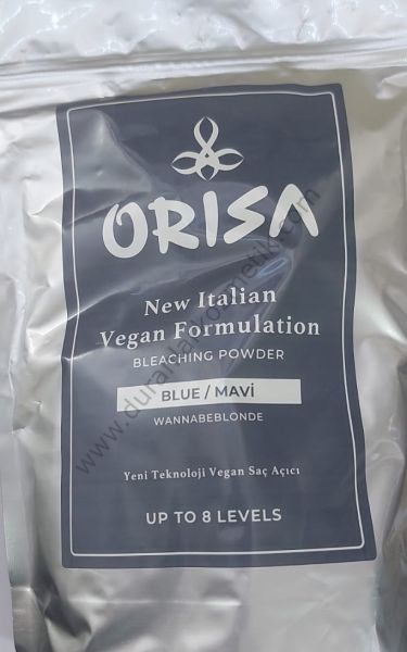 Orisa vegan bleaching powder 1000 gram blue/mavi up to 8 levels