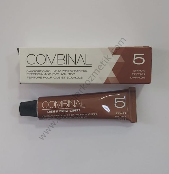 Combinal kaş - kirpik boyası 15 ml no 5 brown