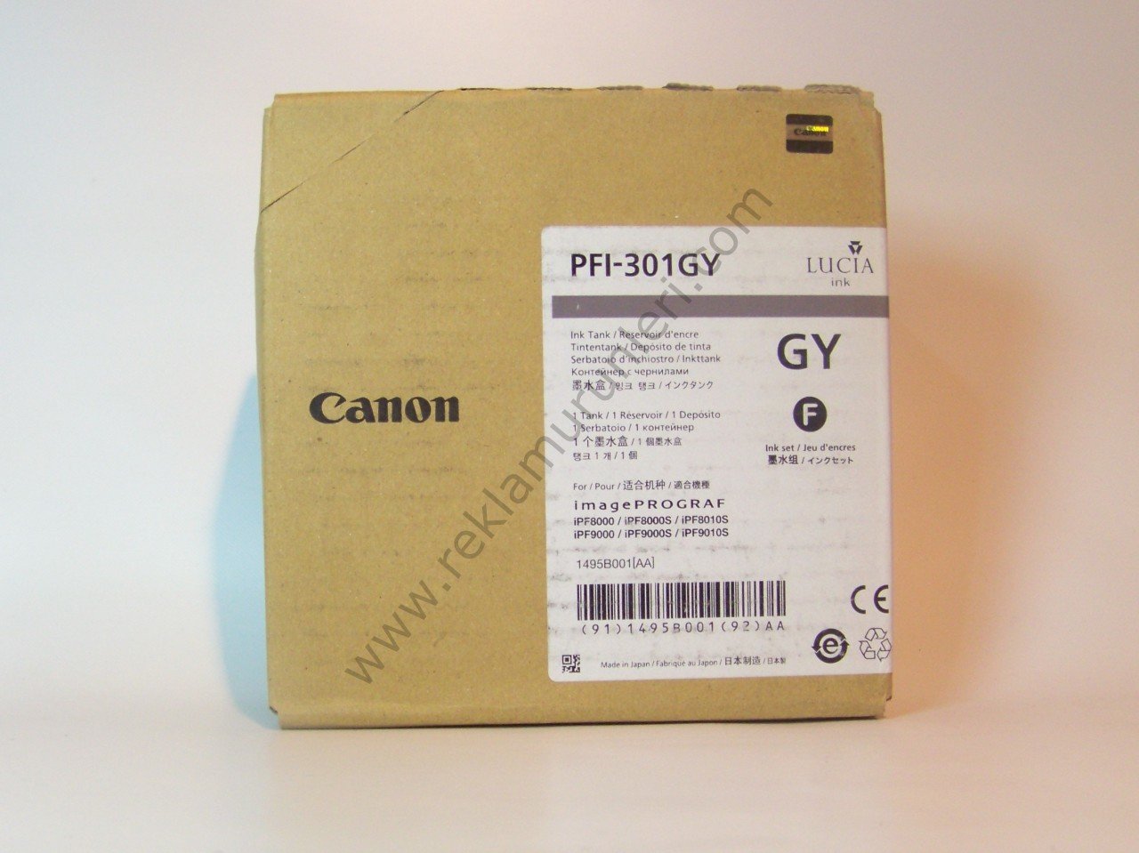 Canon PFI 301Gy Gray Kartuş 330ml