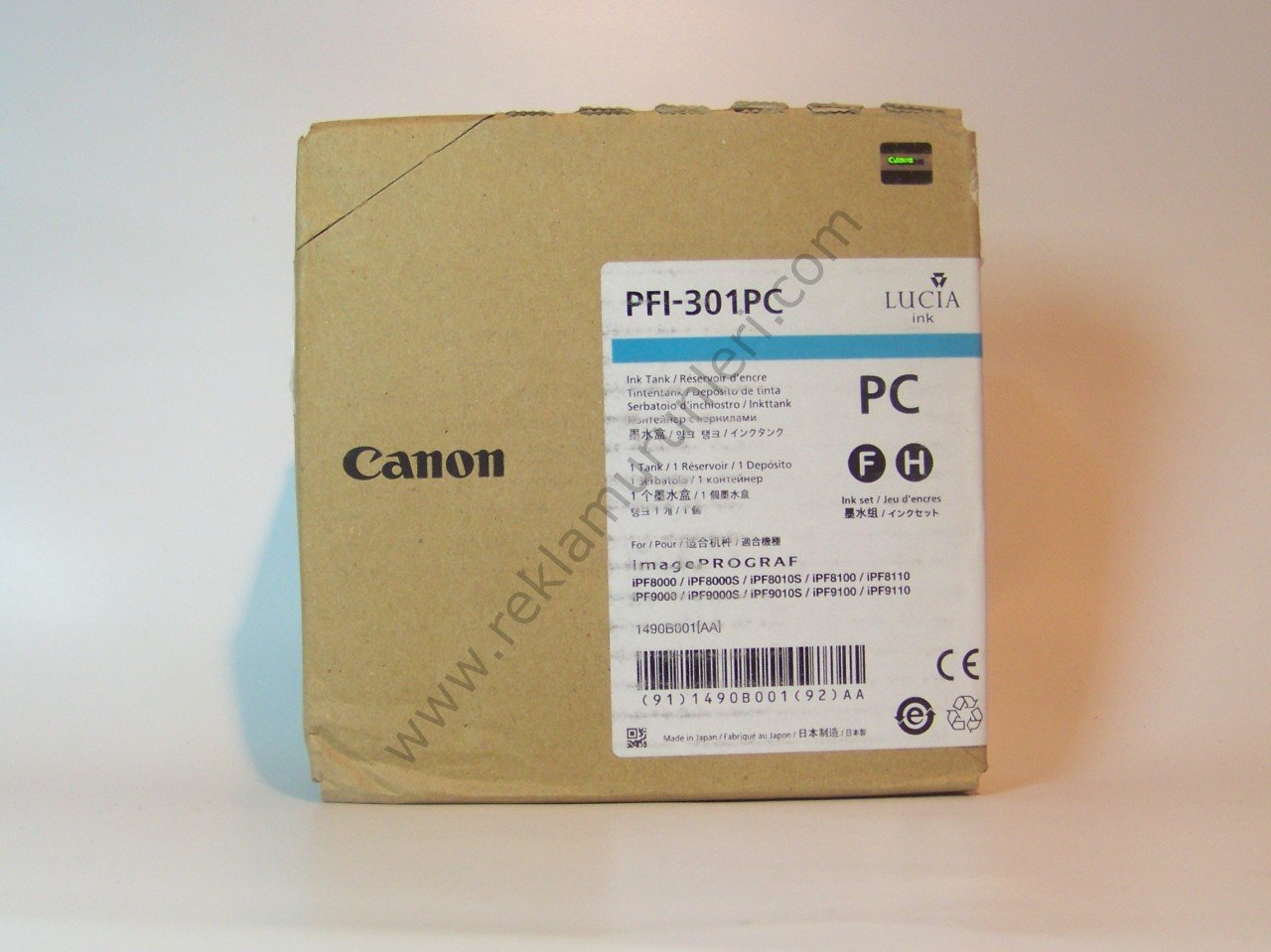 Canon PFI 301PC Photo Cyan Kartuş 330ml