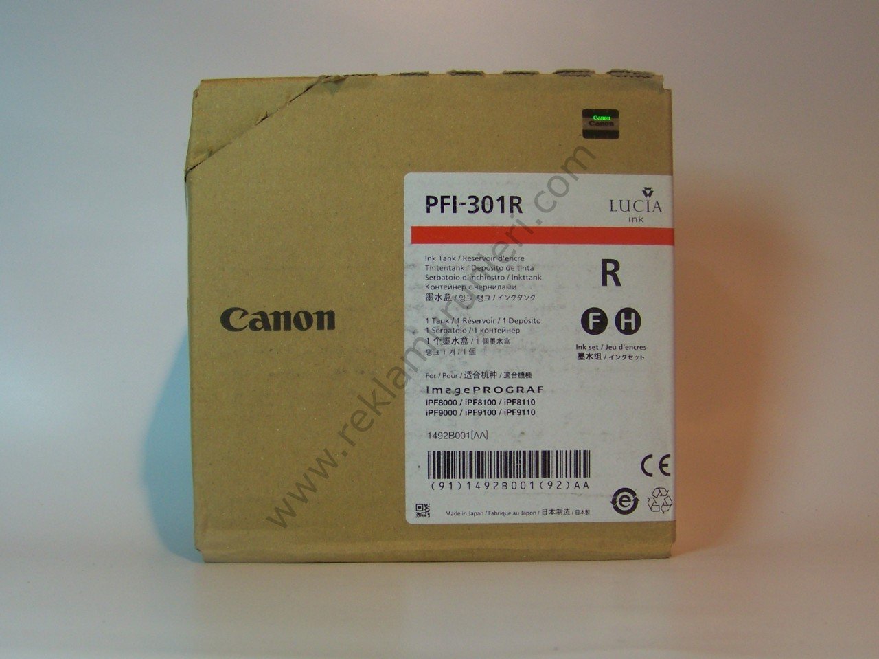 Canon PFI 301R Red Kartuş 330ml