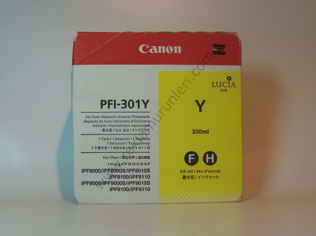 Canon PFI 301Y Yellow Kartuş 330ml