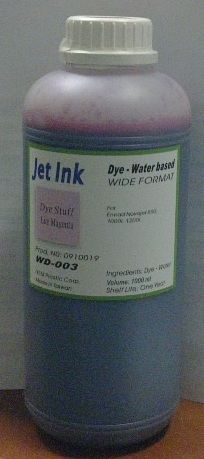 Encad 1000i / Kodak 1200i Dye Water Based Refil Ink 1.000ml