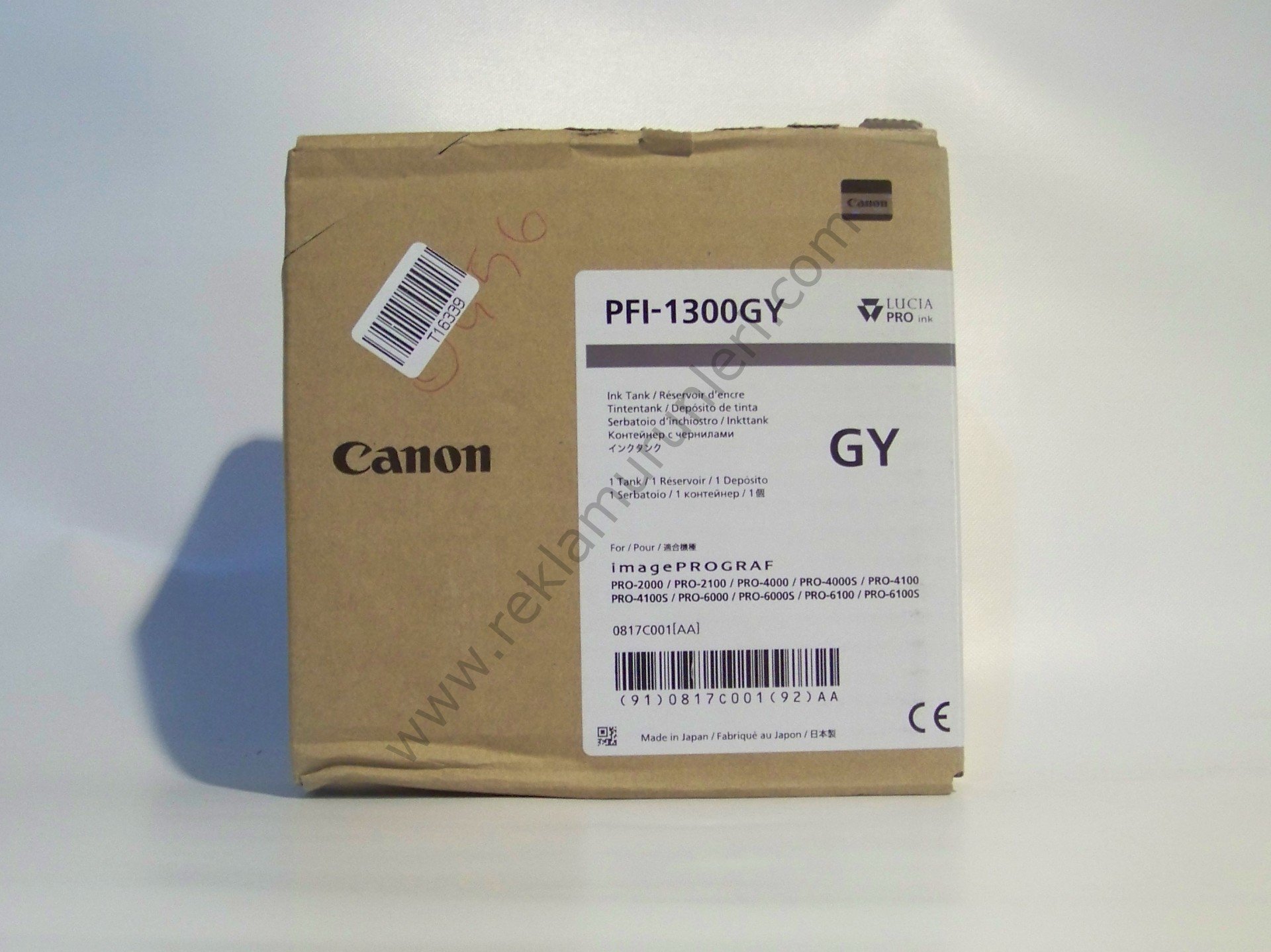 Canon PFI-1300GY Grey Kartuş 330ml