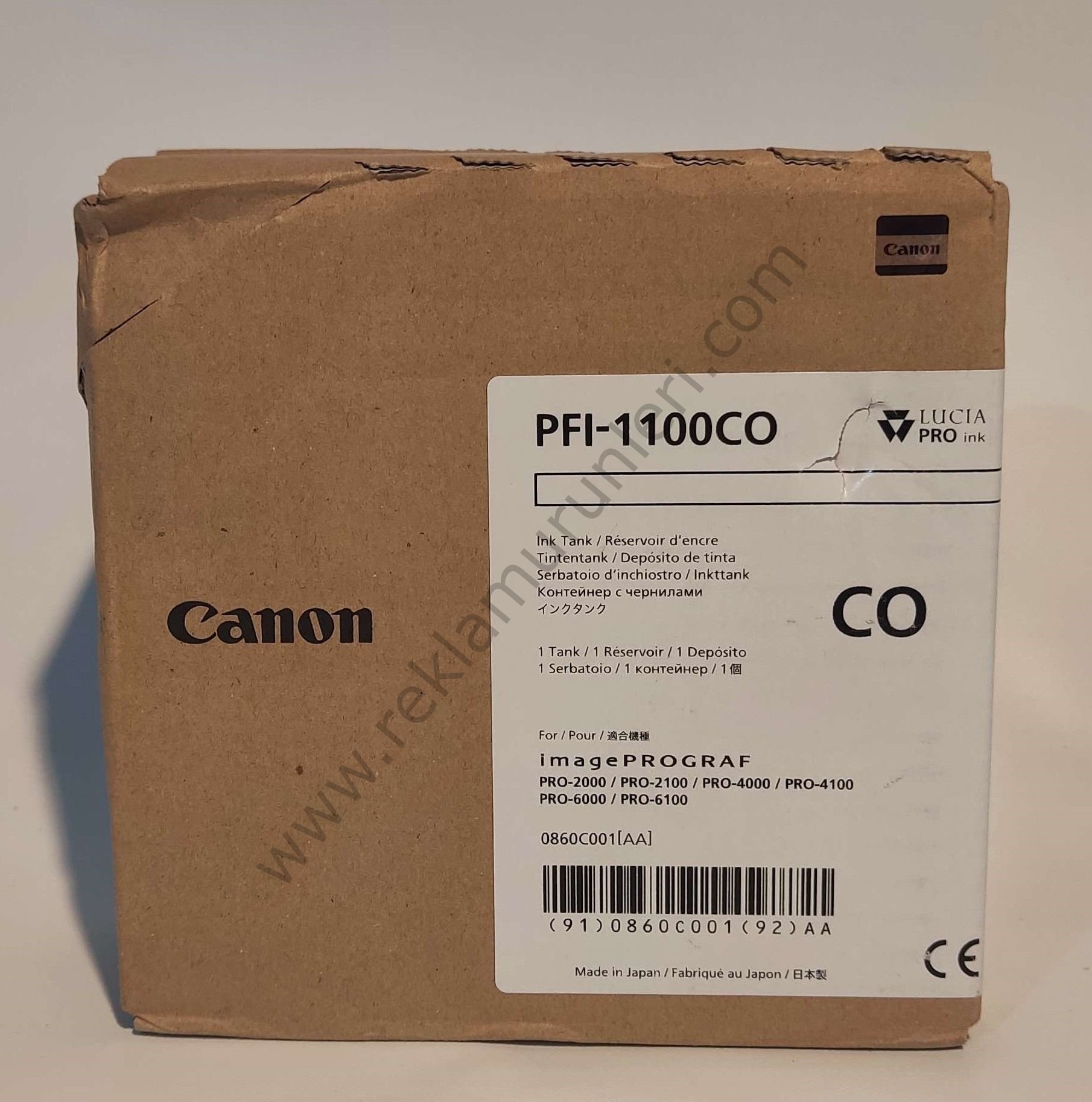 Canon PFI-1100CO Chroma Optimizer Kartuş 160ml