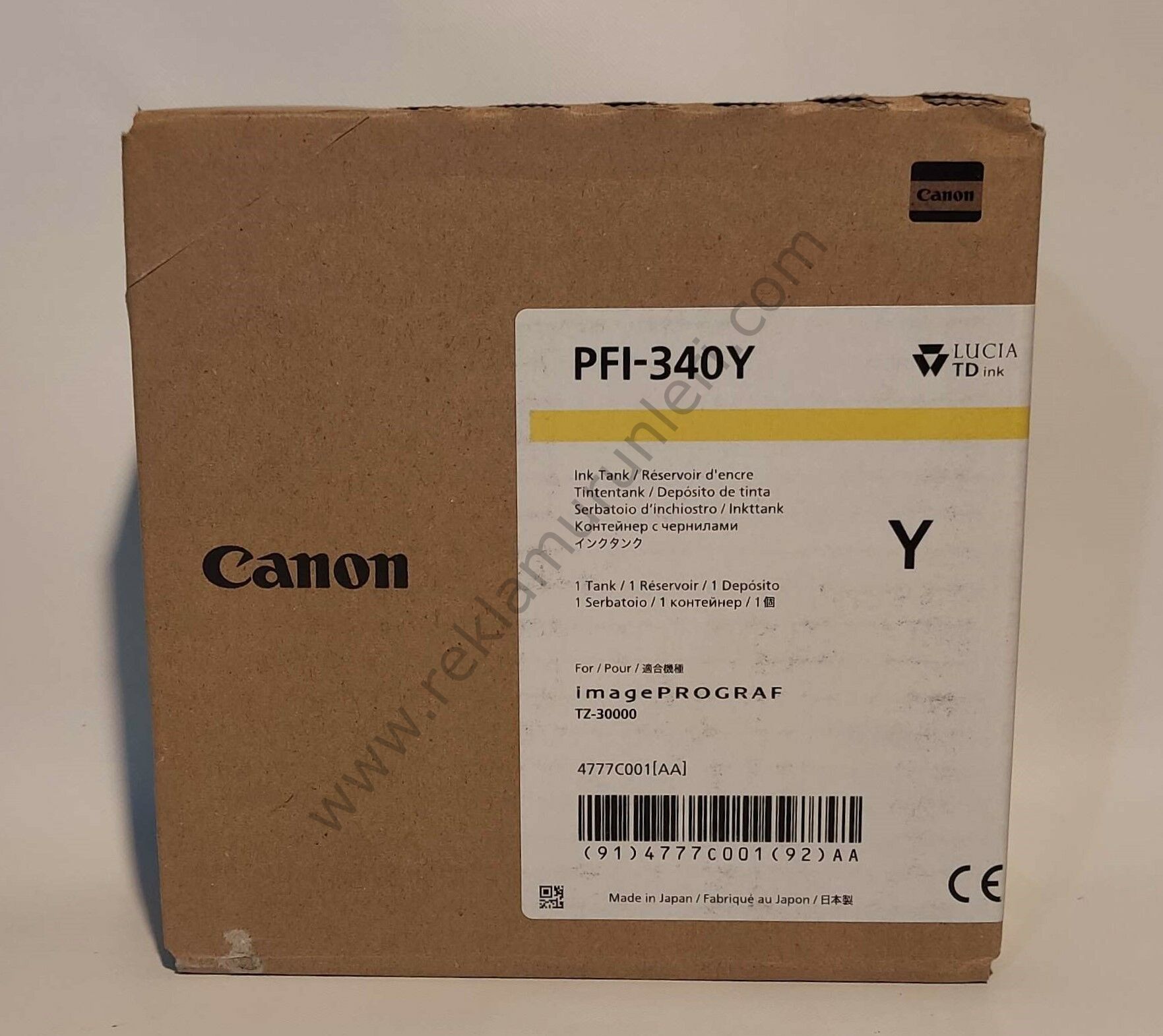 Canon PFI-340Y Yellow Kartuş 330ml